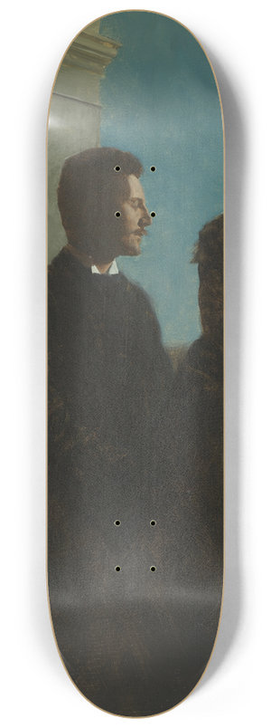 Bernhard sterman - Double portrait of Bernhard and Emil sterman 8.25 inch art skate deck