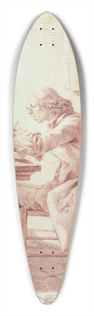 Benigno Bossi - Portrait prsum de lartiste 39.3 inch art pintail longboard deck