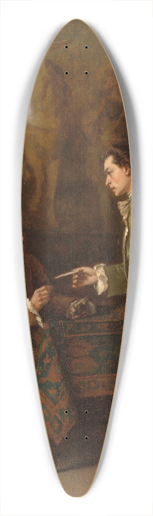 Benjamin-Eugne Fichel - The letter of recommendation 39.3 inch art pintail longboard deck Benjamin-Eugne Fichel - The letter of recommendation 39.3 inch art pintail longboard deck