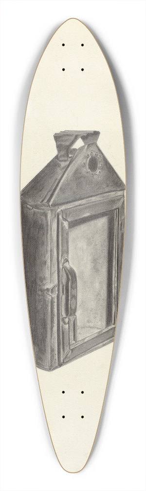 Benjamin Resnick - Lantern 39.3 inch art pintail longboard deck