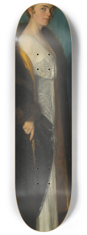 Bernhard sterman - Portrait of Hilda sterman 8.25 inch art skate deck