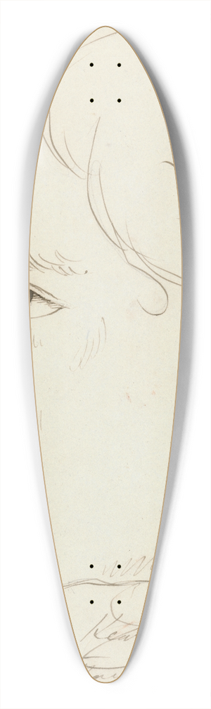 Benjamin Robert Haydon - John Keats 39.3 inch art pintail longboard deck