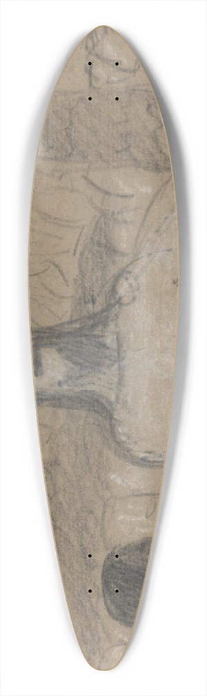 Benjamin Robert Haydon - Study For, Christs Entry into Jerusalem 39.3 inch art pintail longboard deck