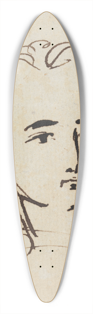 Benjamin Robert Haydon - Study For, Christs Entry into Jerusalem 39.3 inch art pintail longboard deck