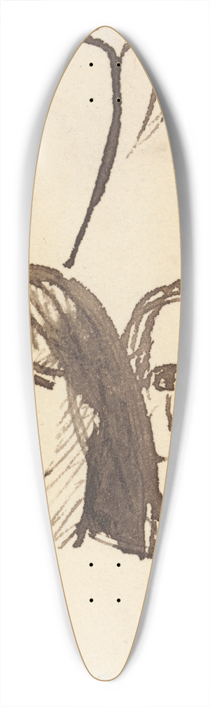 Benjamin Robert Haydon - Study For, Christs Entry into Jerusalem.. 39.3 inch art pintail longboard deck