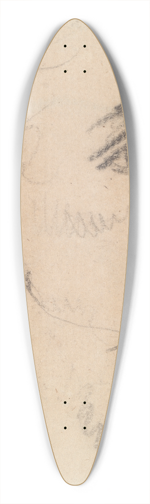 Benjamin Robert Haydon - Study of a Mans Facial Expression 39.3 inch art pintail longboard deck