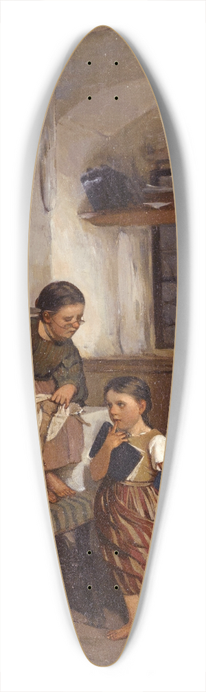 Benjamin Vautier - The elders 39.3 inch art pintail longboard deck