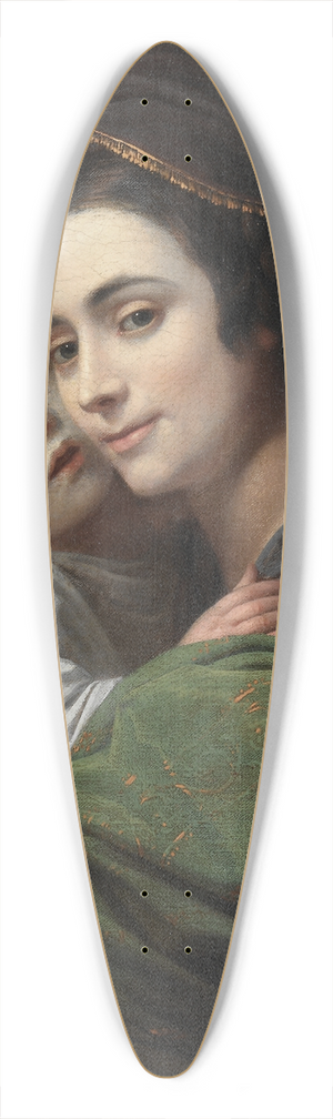 Benjamin West - Elizabeth Shewell West and Her Son, Raphael 39.3 inch art pintail longboard deck