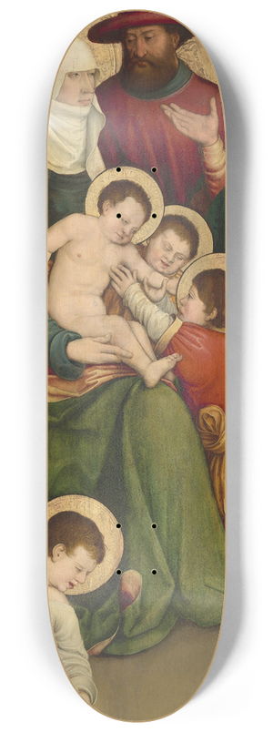 Bernhard Strigel - Saint Mary Cleophas and Her Family 8.25 inch art skate deck Bernhard Strigel - Saint Mary Cleophas and Her Family 8.25 inch art skate deck