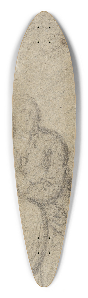 Benjamin West - Portrait of a Man Standing in Front of Window 39.3 inch art pintail longboard deck