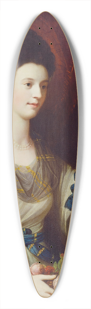Benjamin West - Portrait of Diana Mary Barker 39.3 inch art pintail longboard deck