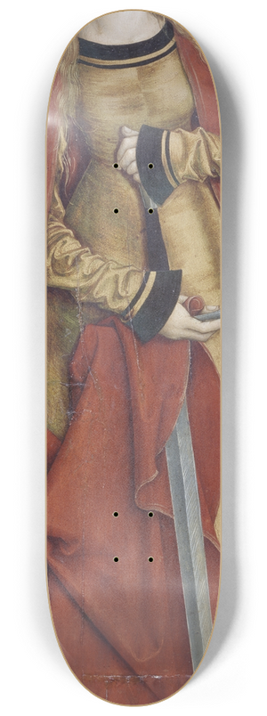 Bernhard Strigel - St Catherine of Alexandria 8.25 inch art skate deck Bernhard Strigel - St Catherine of Alexandria 8.25 inch art skate deck