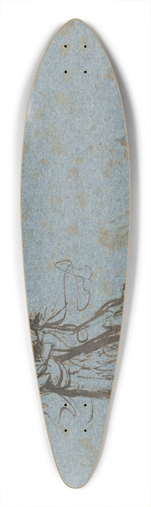 Benjamin West - Study for Jephthahs Daughter 39.3 inch art pintail longboard deck