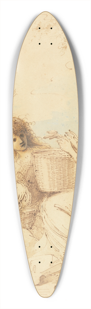 Benjamin West - The Three Sisters 39.3 inch art pintail longboard deck