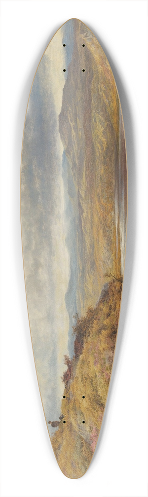 Benjamin Williams Leader - Among The Welsh Hills 39.3 inch art pintail longboard deck