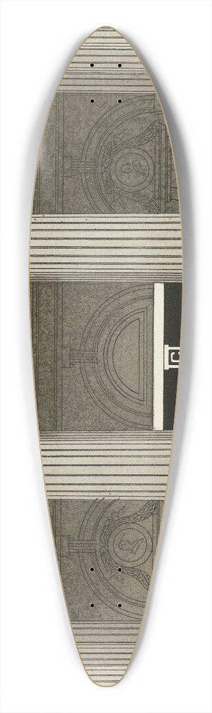 Bernard Boutet de Monvel - Le dernier carrosse 39.3 inch art pintail longboard deck