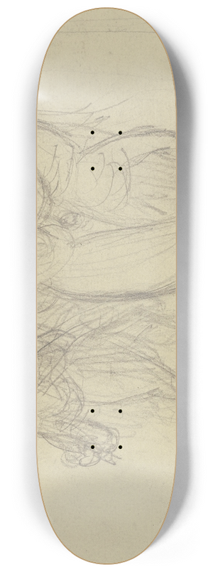 Bernhard von Neher the younger - Szene aus Goethes Iphigenie auf Tauris. 8.25 inch art skate deck