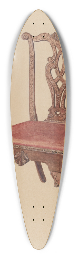 Bernard Gussow - Chair 39.3 inch art pintail longboard deck