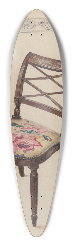 Bernard Gussow - Side Chair 39.3 inch art pintail longboard deck