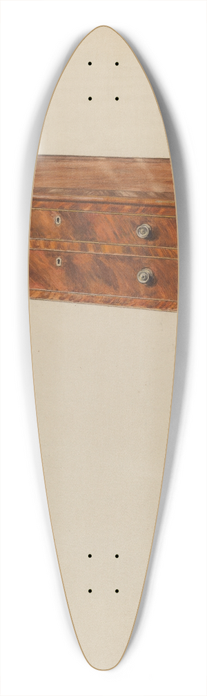 Bernard Gussow - Work Table 39.3 inch art pintail longboard deck