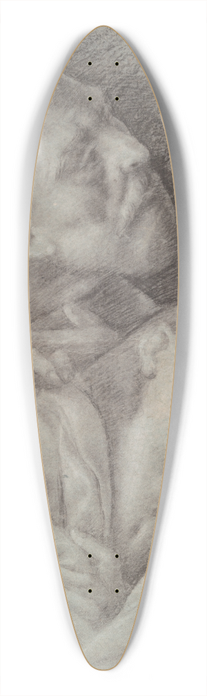 Bernardino Lanino - Two Apostles, study for The LastSupper 39.3 inch art pintail longboard deck