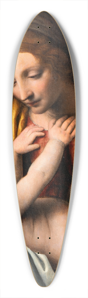 Bernardino Luini - Madonna with the Christ Child 39.3 inch art pintail longboard deck