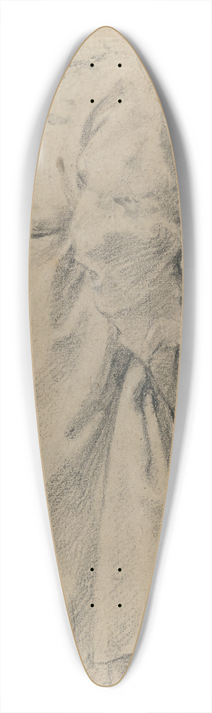 Bernardino Poccetti - Standing Male Figure in a Monks Habit 39.3 inch art pintail longboard deck
