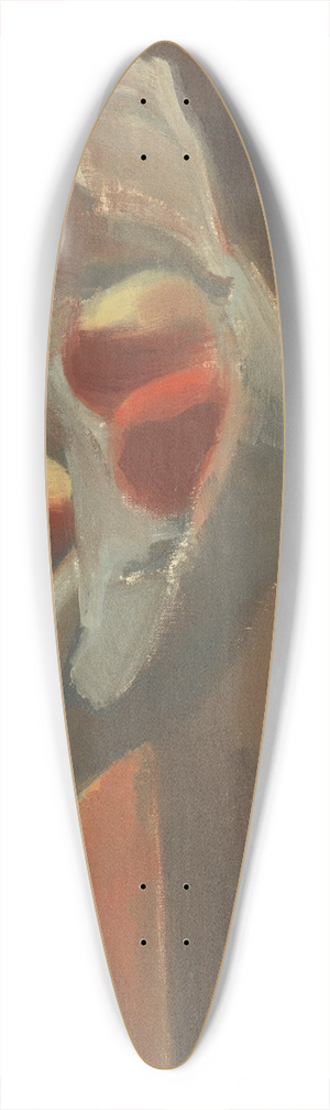 Bernard Meninsky - Apples in White Bowl 39.3 inch art pintail longboard deck