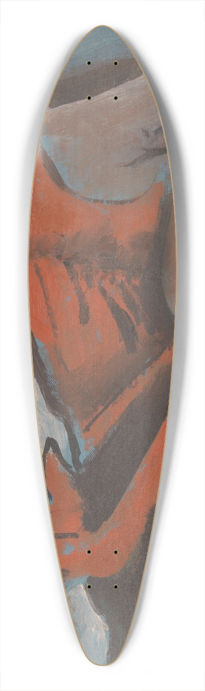 Bernard Meninsky - Seated Woman, Head on Hand 39.3 inch art pintail longboard deck