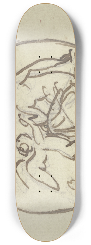 Bertel Thorvaldsen - Venus and Cupid 8.25 inch art skate deck Bertel Thorvaldsen - Venus and Cupid 8.25 inch art skate deck
