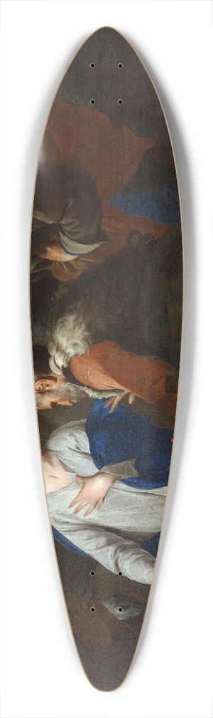 Bernardo Cavallino - Adoration of the Shepherds 39.3 inch art pintail longboard deck