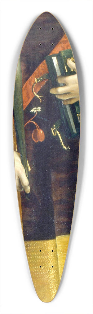 Bernardo Zenale - Saint Stephen 39.3 inch art pintail longboard deck Bernardo Zenale - Saint Stephen 39.3 inch art pintail longboard deck