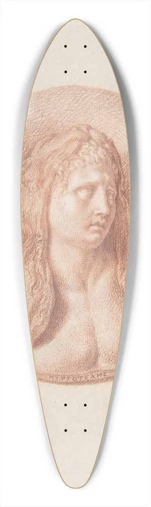 Bernard Picart - Presumed Portrait of Alexander the Great 39.3 inch art pintail longboard deck