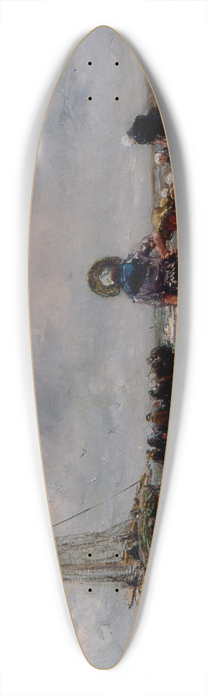 Bernardus Johannes Blommers - Seaside 39.3 inch art pintail longboard deck
