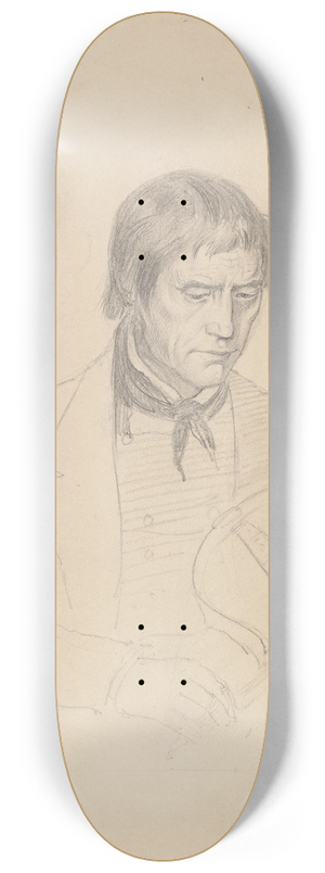 Adolph Tidemand - Felespiller 8.25 inch art skate deck
