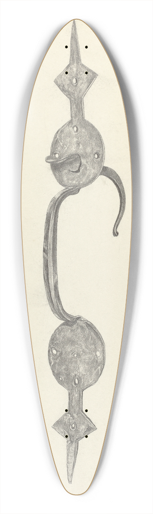 Bernard Westmacott - Handle 39.3 inch art pintail longboard deck