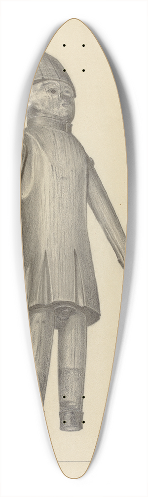 Bernard Westmacott - Whirligig 39.3 inch art pintail longboard deck