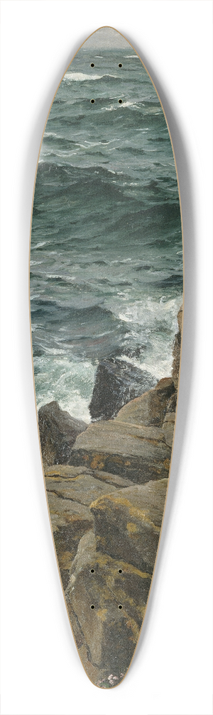 Berndt Lindholm - View of the Kattegat 39.3 inch art pintail longboard deck