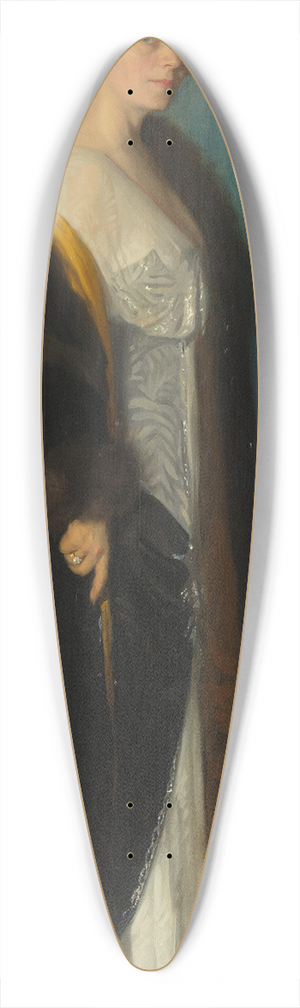 Bernhard sterman - Portrait of Hilda sterman 39.3 inch art pintail longboard deck