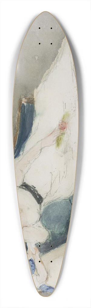 Berthe Morisot - Mme Gobillard et sa fille Paule 39.3 inch art pintail longboard deck Berthe Morisot - Mme Gobillard et sa fille Paule 39.3 inch art pintail longboard deck