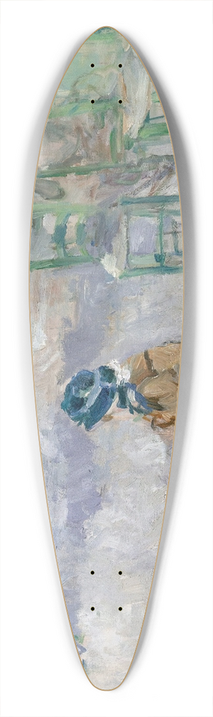 Berthe Morisot - Plage De Nice 39.3 inch art pintail longboard deck Berthe Morisot - Plage De Nice 39.3 inch art pintail longboard deck