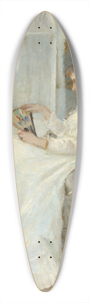 Berthe Morisot - The Artists Sister at a Window 39.3 inch art pintail longboard deck