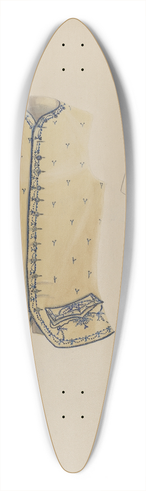 Bessie Forman - Waistcoat 39.3 inch art pintail longboard deck