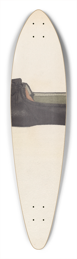 Bessie Forman - Womans Slipper 39.3 inch art pintail longboard deck