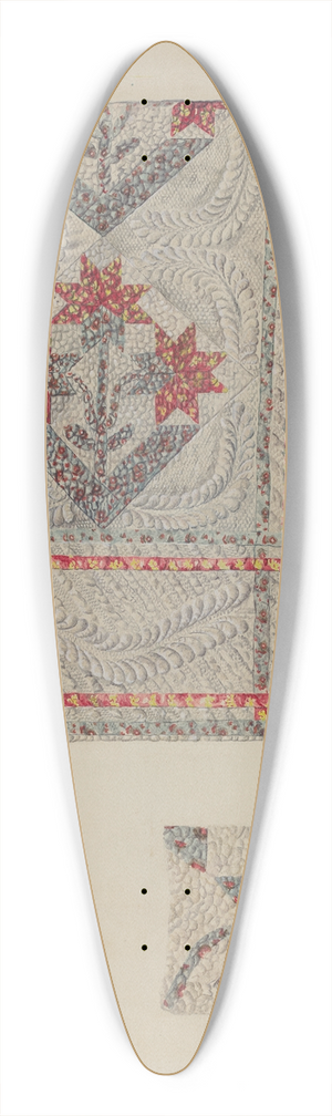 Betty Jacob - Quilt 39.3 inch art pintail longboard deck