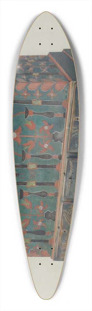 Betty Jean Davis - Pa. German Chest 39.3 inch art pintail longboard deck