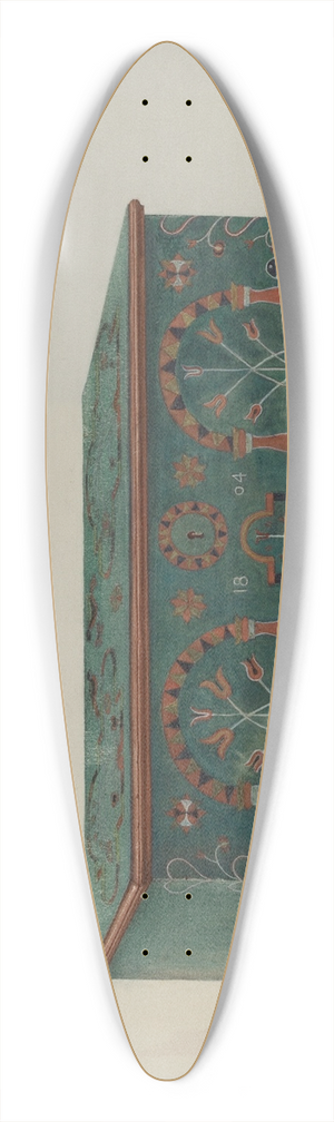 Betty Jean Davis - Pa. German Chest 39.3 inch art pintail longboard deck