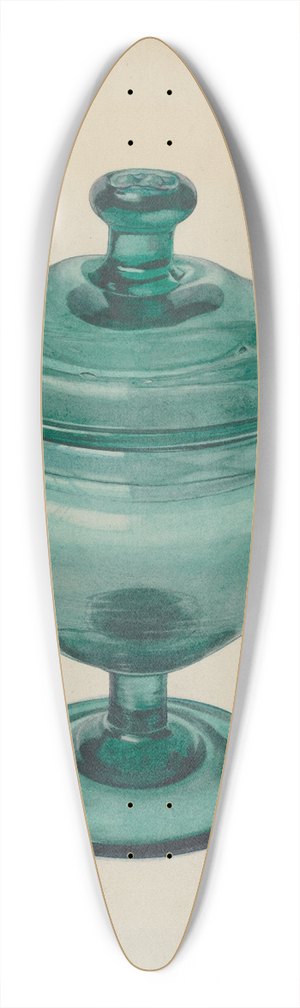 Beverly Chichester - Covered Compote 39.3 inch art pintail longboard deck