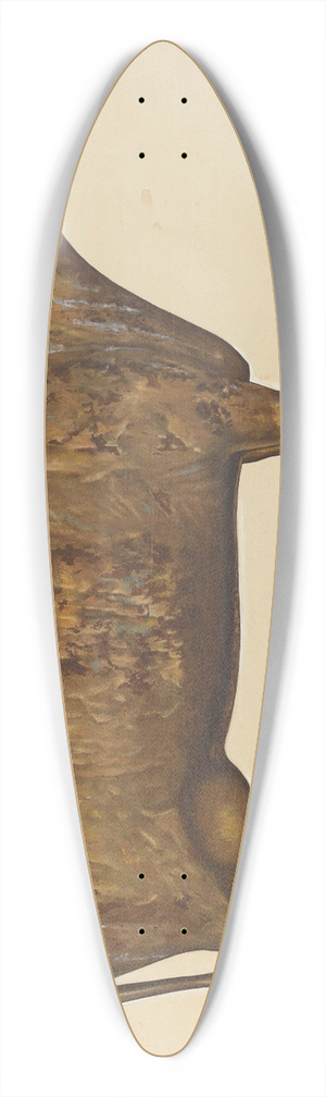 Beverly Chichester - Cow Weather Vane 39.3 inch art pintail longboard deck