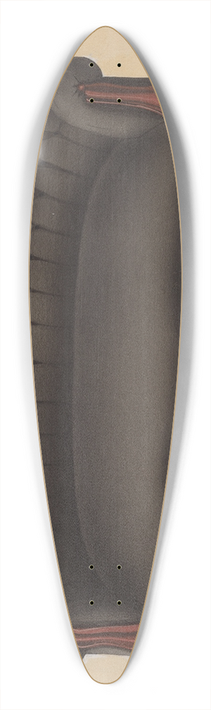 Beverly Chichester - Settee Couch 39.3 inch art pintail longboard deck